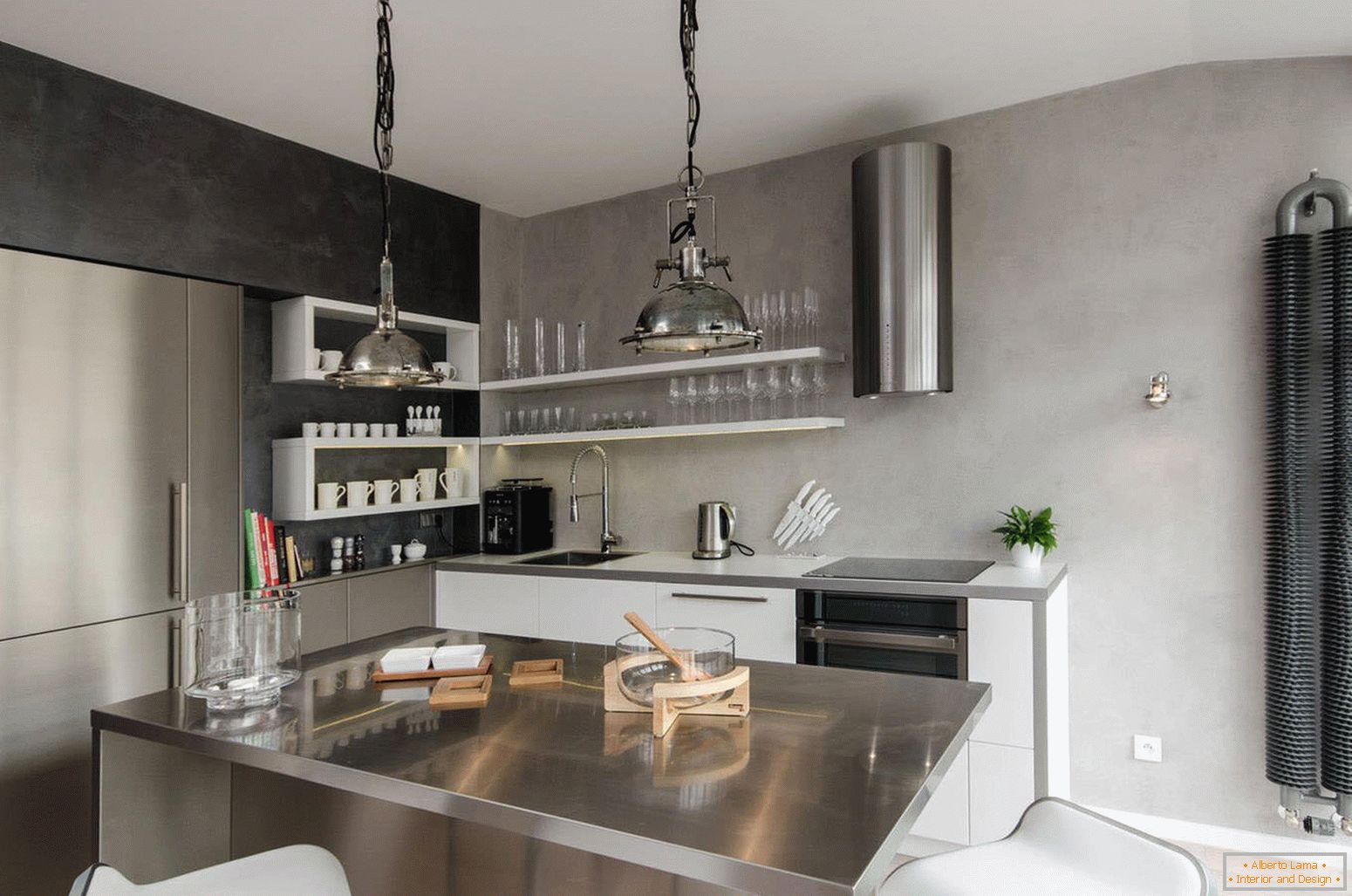 Interior of a small kitchen