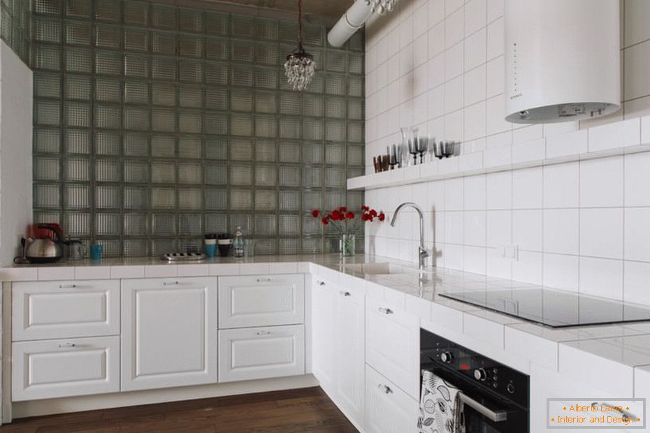 Interior of a small kitchen