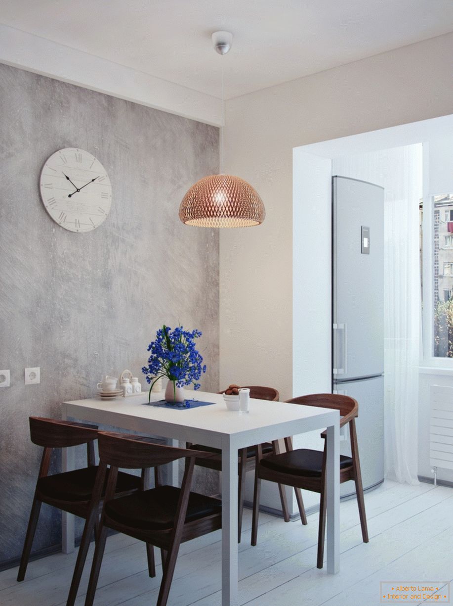 Interior of a small kitchen