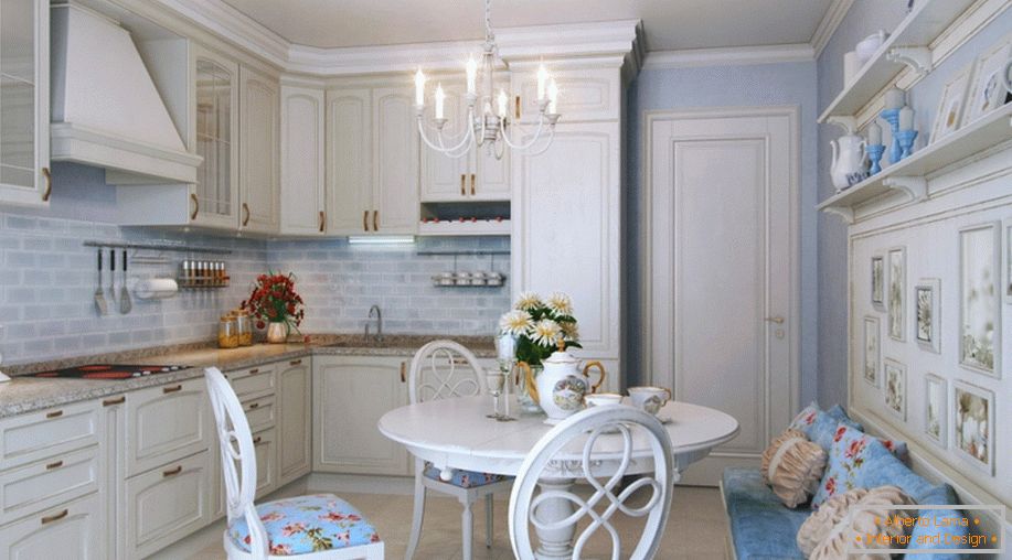 Interior of a small kitchen