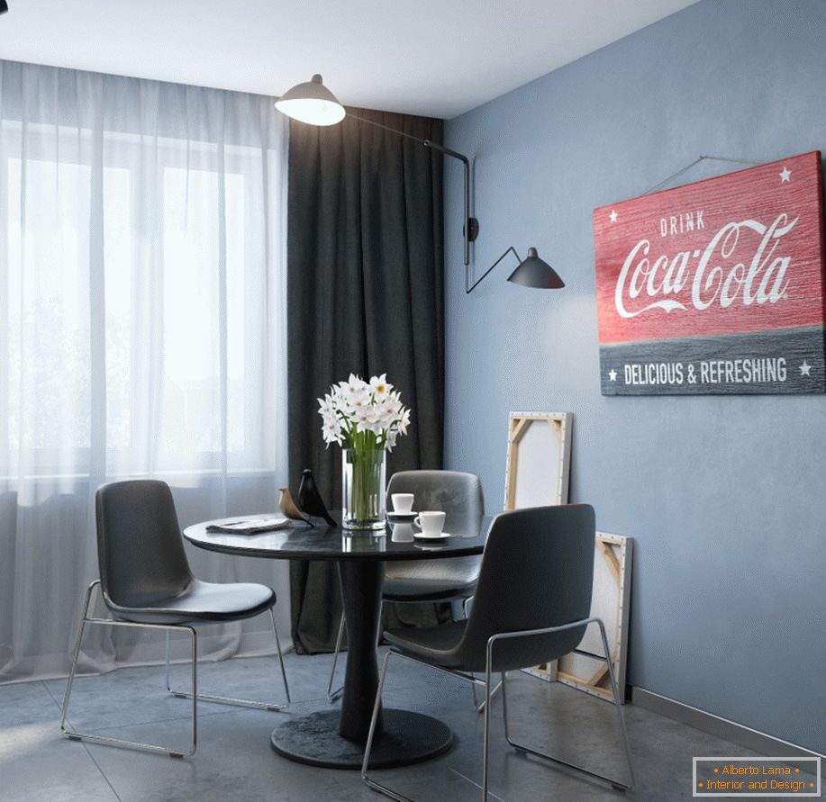 Interior of a small kitchen