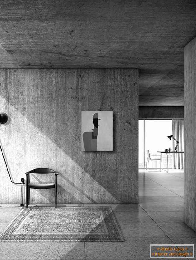 Interior of an apartment in the London Tower