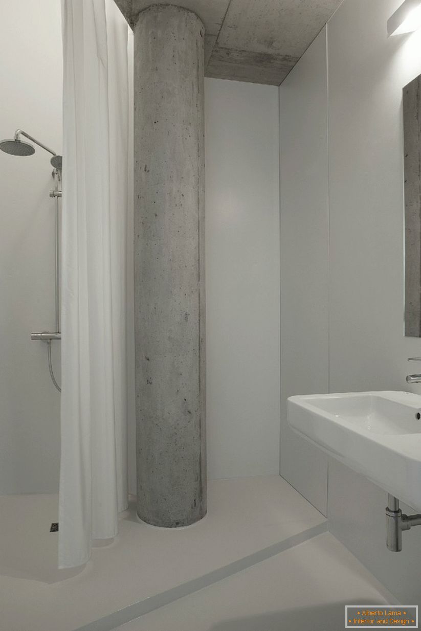Interior design of the shower room