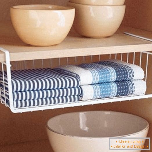 Basket for towels from Stacks and Stacks