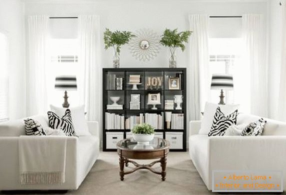 Symmetrical interior design