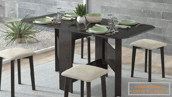 dining table, folding, rectangular, photo 21