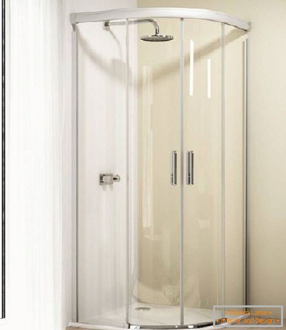 shower doors, semi-circular, photo 21