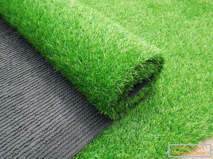 Artificial lawn cloth