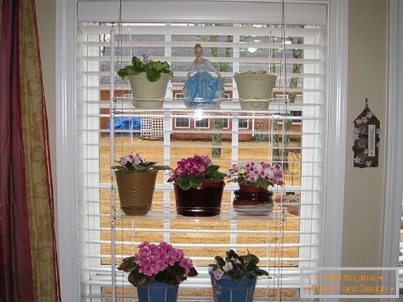 Glass window shelves