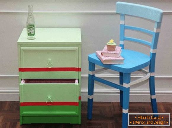 How to remake an old nightstand of Soviet times