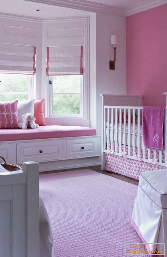 roman blinds in the nursery, photo 27