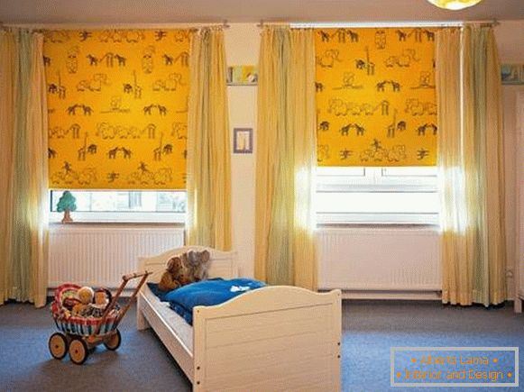 roller blinds for children, photo 37