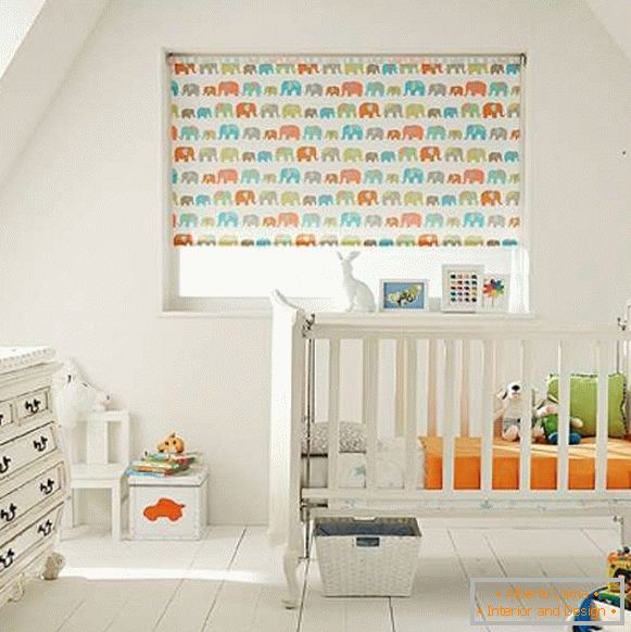 roller blinds for children, photo 41