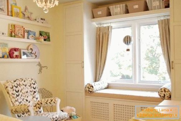 short curtains in a nursery, photo 47