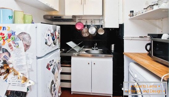 Interior design of a small kitchen, фото 2