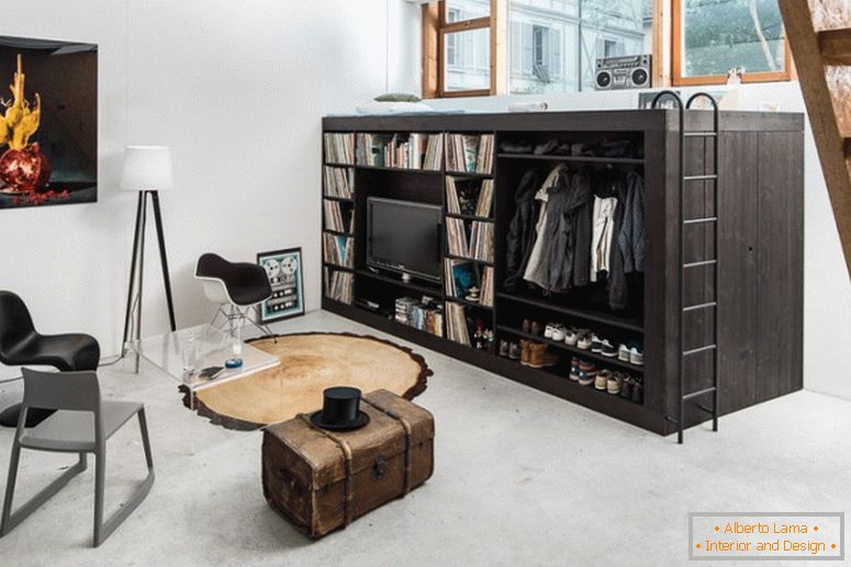 Multifunctional furniture for a small apartment