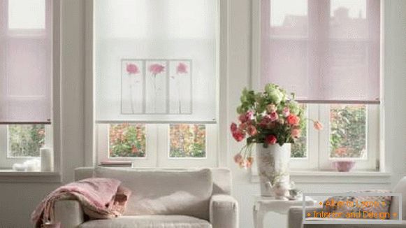 roller blinds for plastic windows without drilling, photo 38