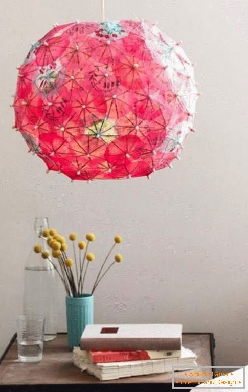 Pendant lamp with your own hands