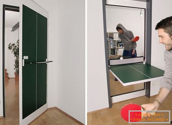 Door-table for table tennis