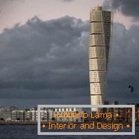 Самый необычный небоскреб Of Europe: HSB Turning Torso