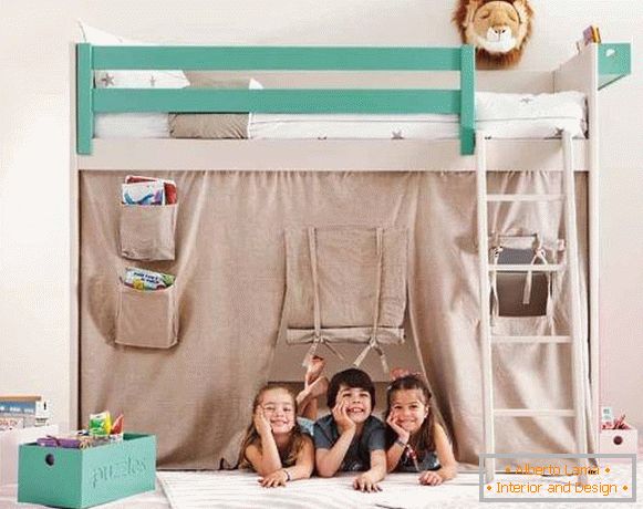 Ideas for a bunk bed in a nursery