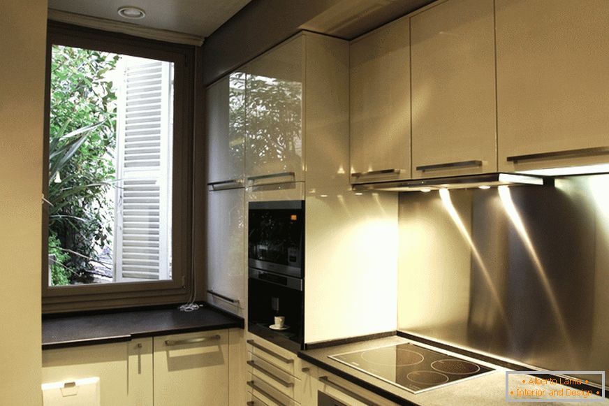 Modern kitchen set с подсветкой