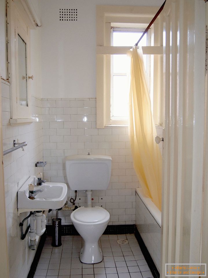 A bathroom of a small country house