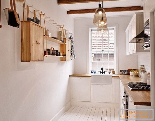 The kitchen of a small country house