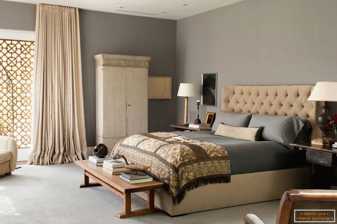 Gray Brown Bedroom