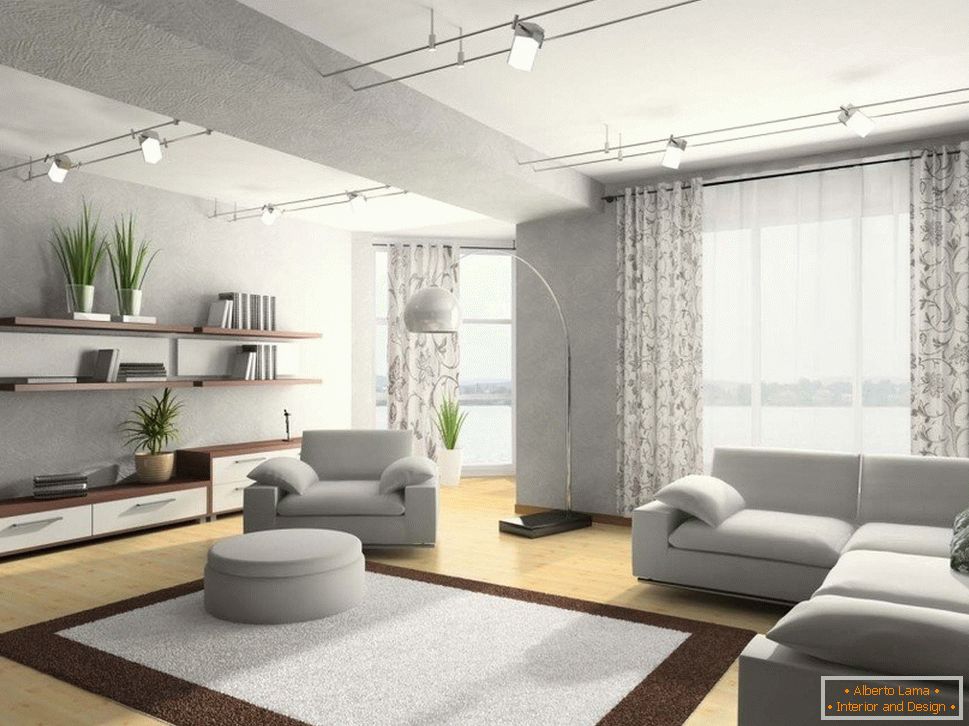 Spacious living room