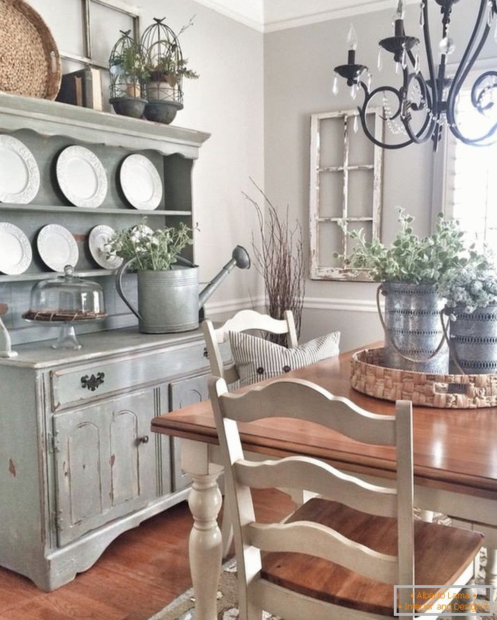 Buffet for dishes in the dining room