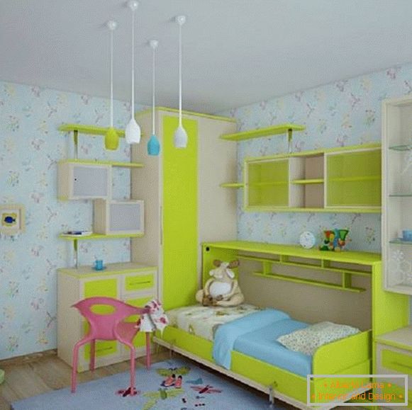 Closet bed in a nursery, photo 2