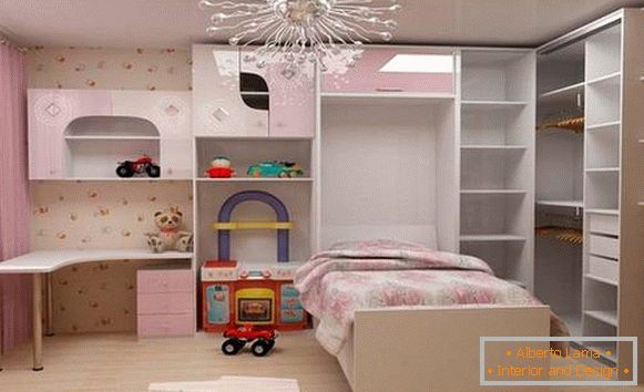 Closet bed in a nursery, photo 5