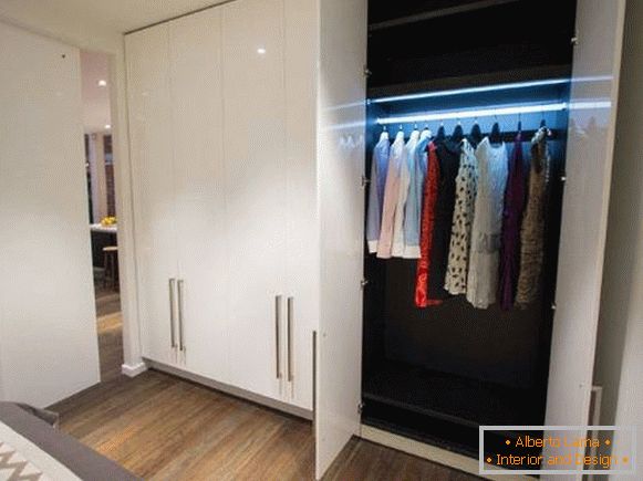 Large white wardrobe