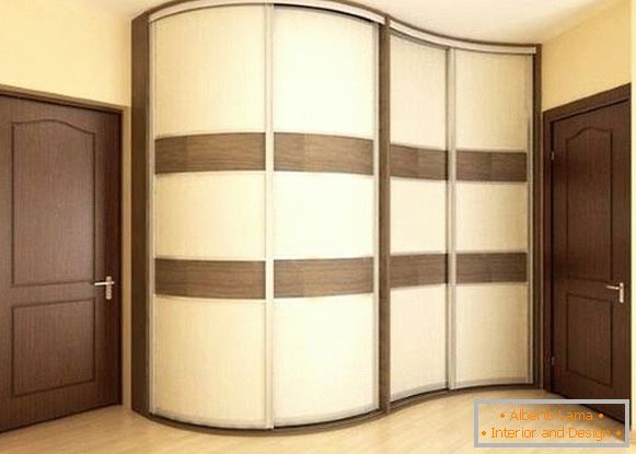 Beautiful design of the wardrobe