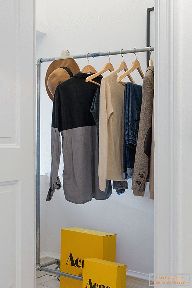 Pantry room with clothes