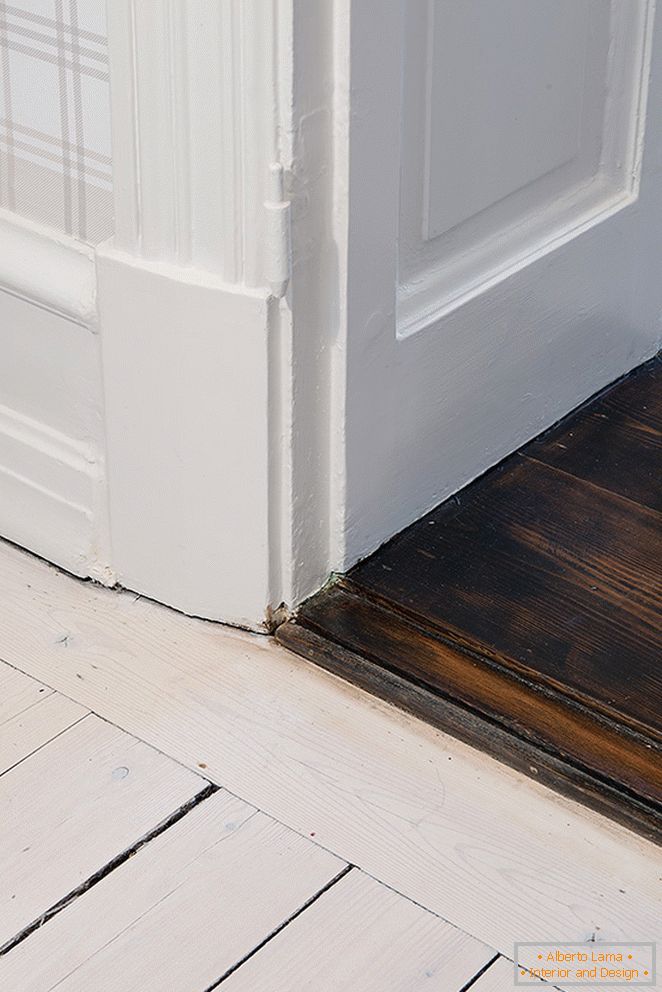 High skirting boards in housing