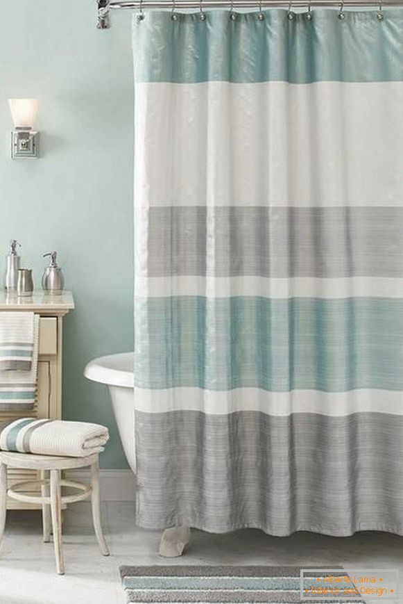curtain for the bathroom fabric, photo 3