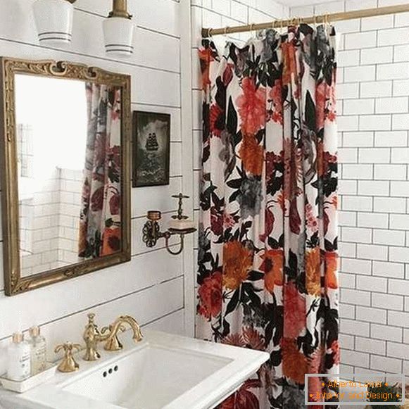 curtain for bathroom fabric, photo 6