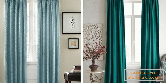 Modern curtains for the living room - photo design 2016 new items
