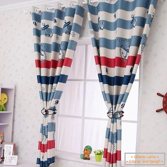 children's room curtains for boys design photo, photo 18