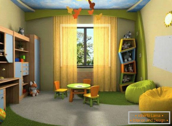 design of curtains for a children's room for a boy, photo 3