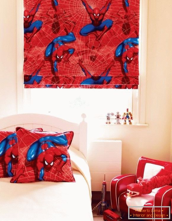 curtains in a children's room for a teenager boy, photo 68