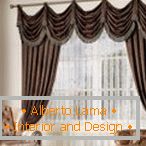 Window design with curtains