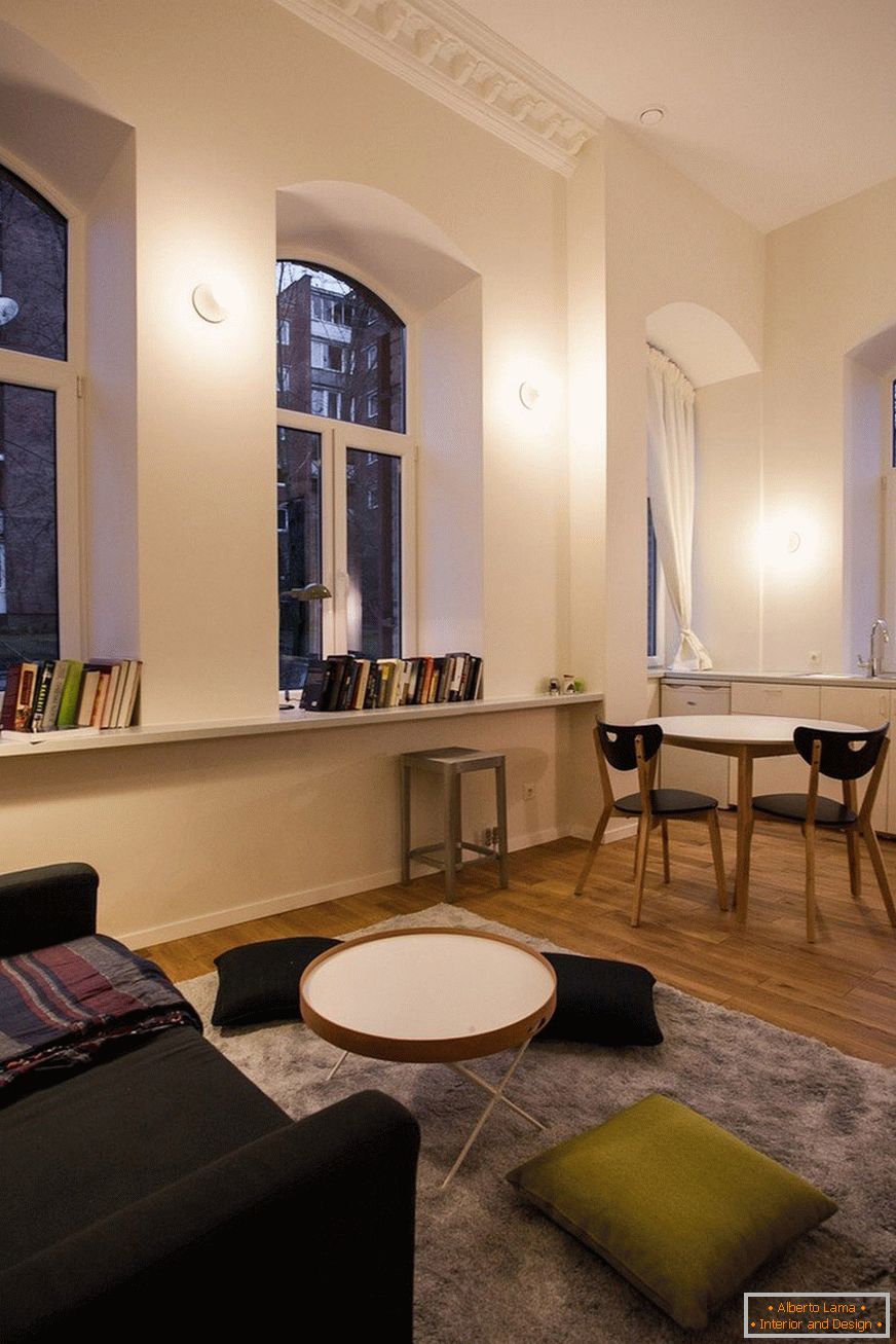 Stylish 24-meter apartment in Vilnius