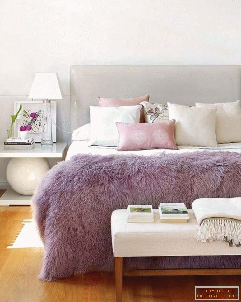 Lilac Bedding Interior Inspiration