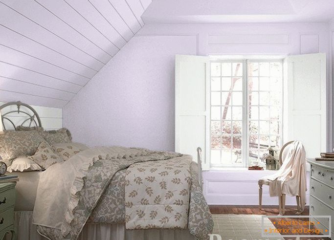 Lilac bedroom
