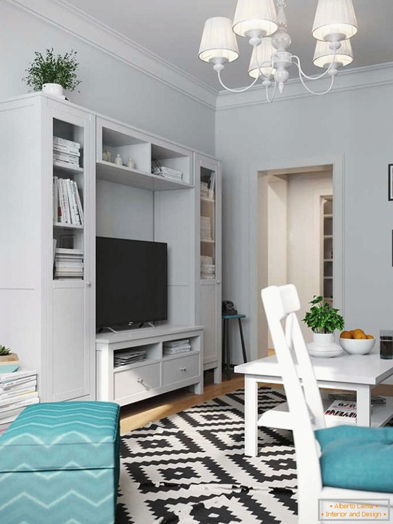 Scandinavian-style-Ikea-interior-living-photo
