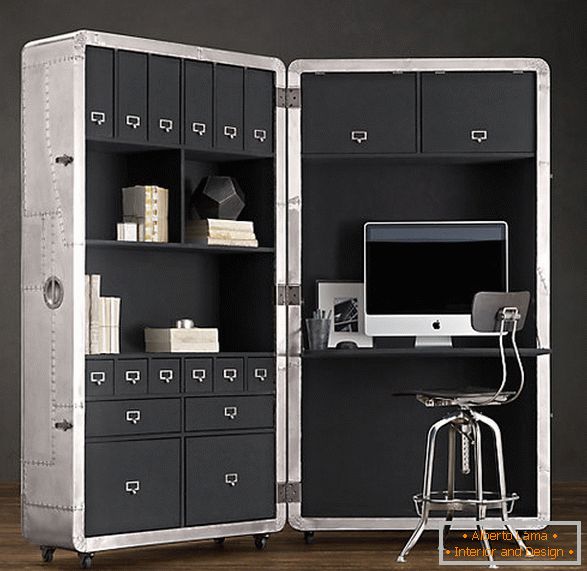 Folding cabinet