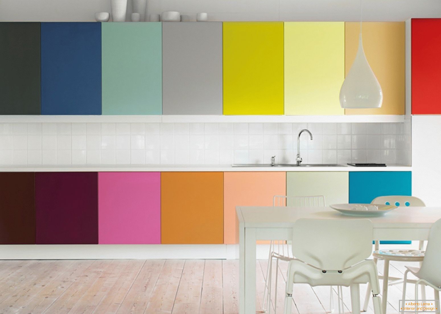 Color scheme in the kitchen